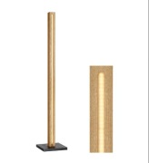 EDISHINE Drewniana lampa stojąca, 18 W, lampa stojąca LED