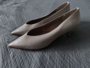 Szare czółenka szpilki H&M rozmiar 39