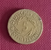 NIEMCY  5  fen.1924 A   / CZYTAJ OPIS /