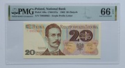 20 złotych 1982 rok jednoliterowa seria T PMG 66 EPQ