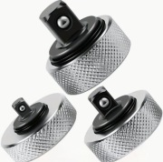 Zestaw 3 Mini Grzechotek CR-V 1/2 3/8 1/4 Do Ciasnych Miejsc Klucz Nasadowy