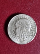 Polska, 5 zlotych 1934 Głowa Kobiety Polonia II RP