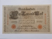 Niemcy, 1000 marek 1910, bardzo ładny. UNC!
