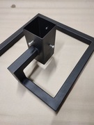 STOJAK POD CHOINKĘ KWADRATOWY METALOWY DUŻY+POJEMNIK NA WODE