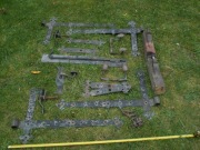 stare ręcznie kute okucia drzwi,klamki