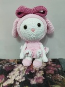 Urocza, ręcznie robiona My Melody na szydełku