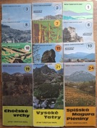 Słowacja mapy: Male, Biele Karpaty, Velka, Mala Fatra, Magura Tatry 15 szt.