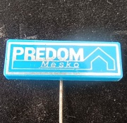 Wpinka PREDOM Mesko przypinka odznaka Zakłady Mesko młynek PRL