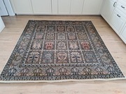 Niezwykły Indyjski dywan ręcznie tkany garden design 200x200cm 100% wełna 