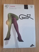 Rajstopy kryjące Gatta Dalida 40 DEN, rozmiar 5XL, kolor czarny