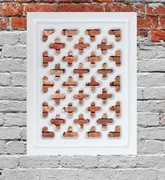 Kratka żeliwna kominkowa ażurowa wentylacyjna biała 