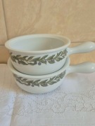 Porcelanowe filiżanki do zupy z uchwytem 2 sztuki marki Thomas