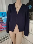 44 XXL Pretty Girl elegancka granatowa marynarka żakiet garsonka garnitur