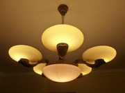 PIĘKNY ŻYRANDOL ART-DECO