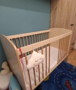 Łóżeczko dziecięce 120x60 używane materac