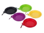 Składana silikonowa miska turystyczna