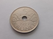 Norwegia 5 koron 1999