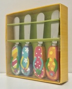 Pier1 zestaw 4 nożyków szpatułek dekoracyjnych do sera i masła