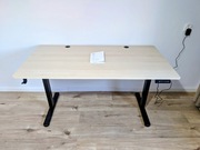 Biurko Elektryczne SENSE7 Nojo 140x70 cm – Black Pine | Nowe, Złożone!