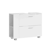 VASAGLE Szafka pod umywalkę z otwartymi przegródkami 2 szuflady Okazja Wysy