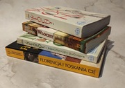 Włochy Florencja i Toskania Neapol zestaw 4 książki przewodniki N.Geografic