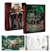 SKAVENTIDE CORE BOOK FIRE AND JADE CARDS I MATA DO GRY AOS WARHAMMER NOWE!