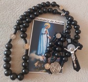 Różaniec z drzewa różanego dla babci z magnesem Matka Boska Fatimska FATIMA
