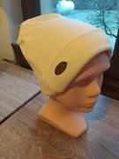 Wiosena czapka Handmade beż jasny