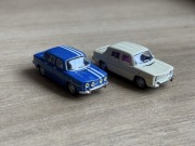 Renault 8 Gordini 1:87 h0 model samochodu 2sztuki Universal Hobbies makieta