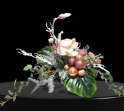 Stroik dekoracja magnolia na stół święta