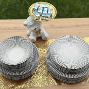 189 zł Serwis obiadowy 24 elementy kropki