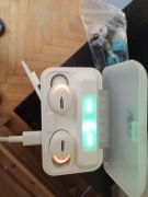 Słuchawki bezprzewodowe ładowane smartwatch sprawne Polecam