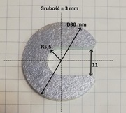 10x Podkładka wsuwana M10 Ocynk galwaniczny
