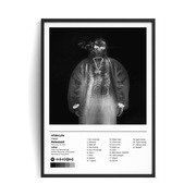 Plakat Muzyczny Yeat A4 + ramka