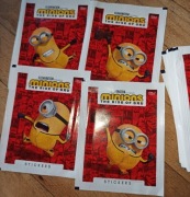 Topps Minionki Wejście GRU 60 naklejek 10 paczek