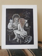 Obrazek na ścianę "Przed lustrem"