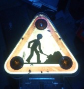 Znak ostrzegawczy roboty drogowe