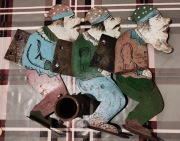 Krasnale, stojak na chionke- PRL, retro