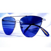 Okulary BCBG MAX AZRIA  BA4002 024 srebrne granatowe polaryzacja sunglasses