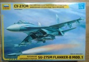 SU-27SM Flanker-B Mod.1 w skali 1/72 Zvezda