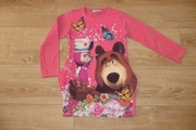 Bluzeczka dziewczęca , tunika rozmiar 134. Masha i Niedźwiedź.