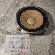 głośnik niskotonowy JVC HSA2599 - 01bC3 8oHM JAPAN pod otwór 230mm