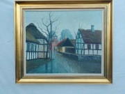 Stary obraz na płótnie ERIK YTTING 