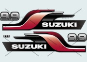 Naklejka na silnik zaburtowy SUZUKI 9.9 DT