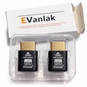 adapter hdmi edid emulator 2k qhd evanlak 2 sztuki