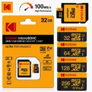 Karta pamięci KODAK 32GB MicroSD C10 V30 U3 A1 4K PREMIUM 100MB/s NIE FAKE!