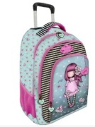 Nowy! Santoro Tornister Plecak Na Kółkach Gorjuss Sparkle & Bloom