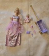 Barbie I Krissy princess palace lalka kolekcjonerska dodatki vintage