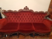 Antyczny zestaw mebli w stylu Ludwik, stan b dobry