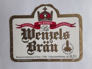 Etykieta piwna browar piwo Czechy 